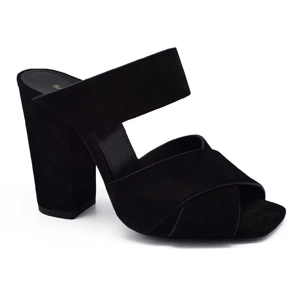 YSL suede Sandal in Black Size 36